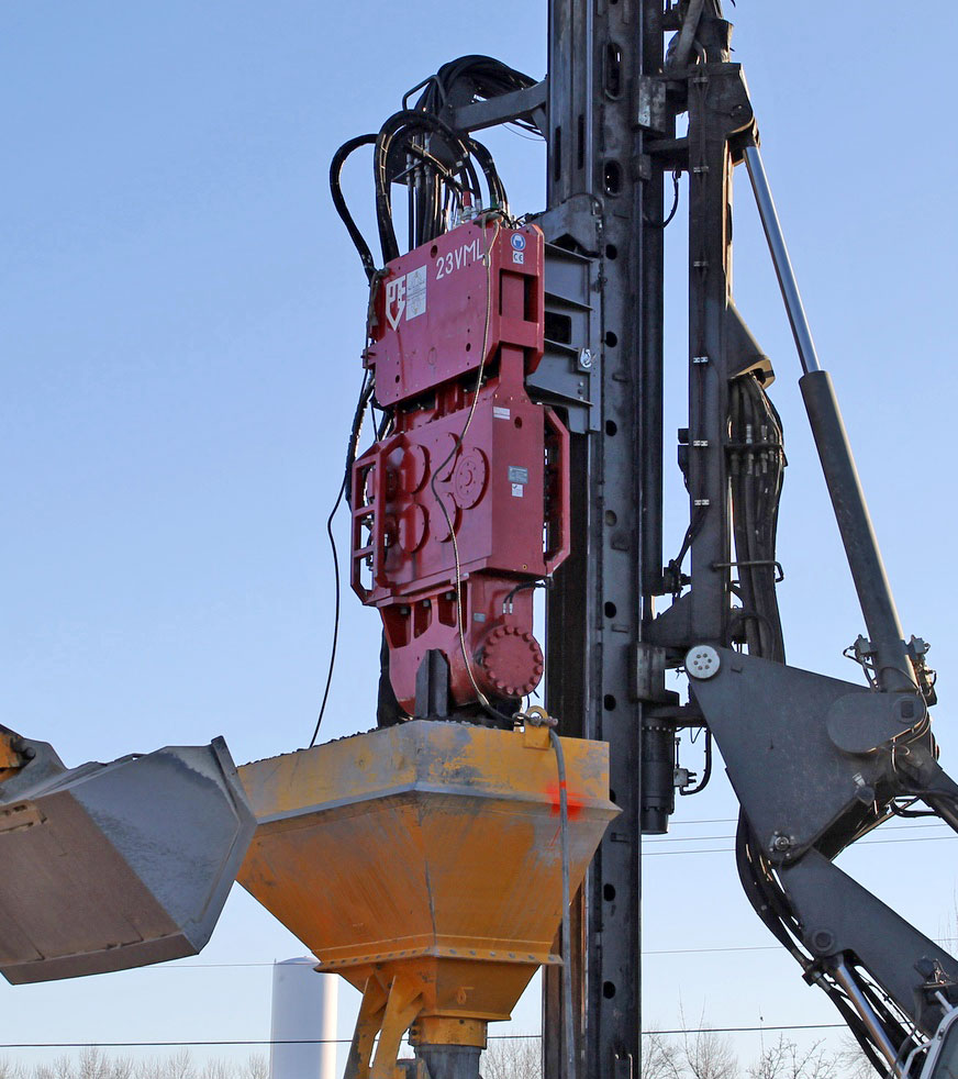 PVE 23VML Leader guided vibratory hammer 1428 1